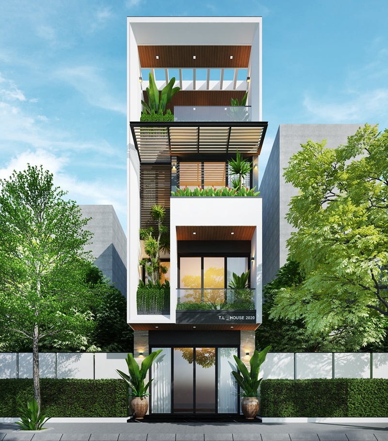 Thiết kế kiến trúc nhà phố: xu hướng 2025 tại Bình Dương
